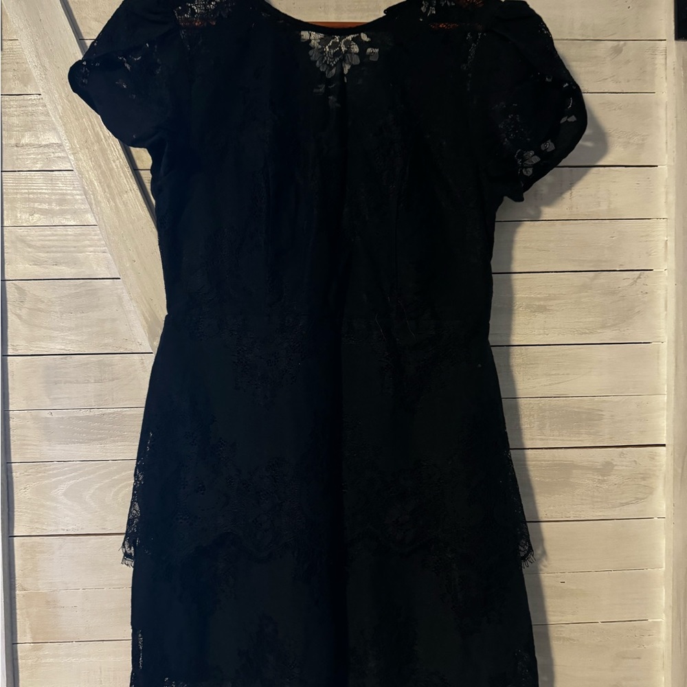 Black Lace Dress Sz M